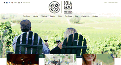 Desktop Screenshot of bellagracevineyards.com